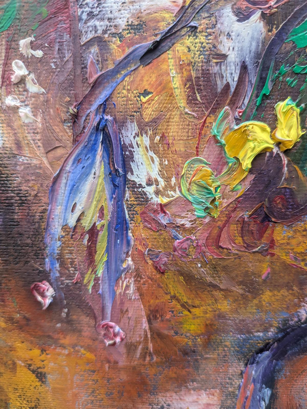 Autumn Bouquet in a Jug — detail view