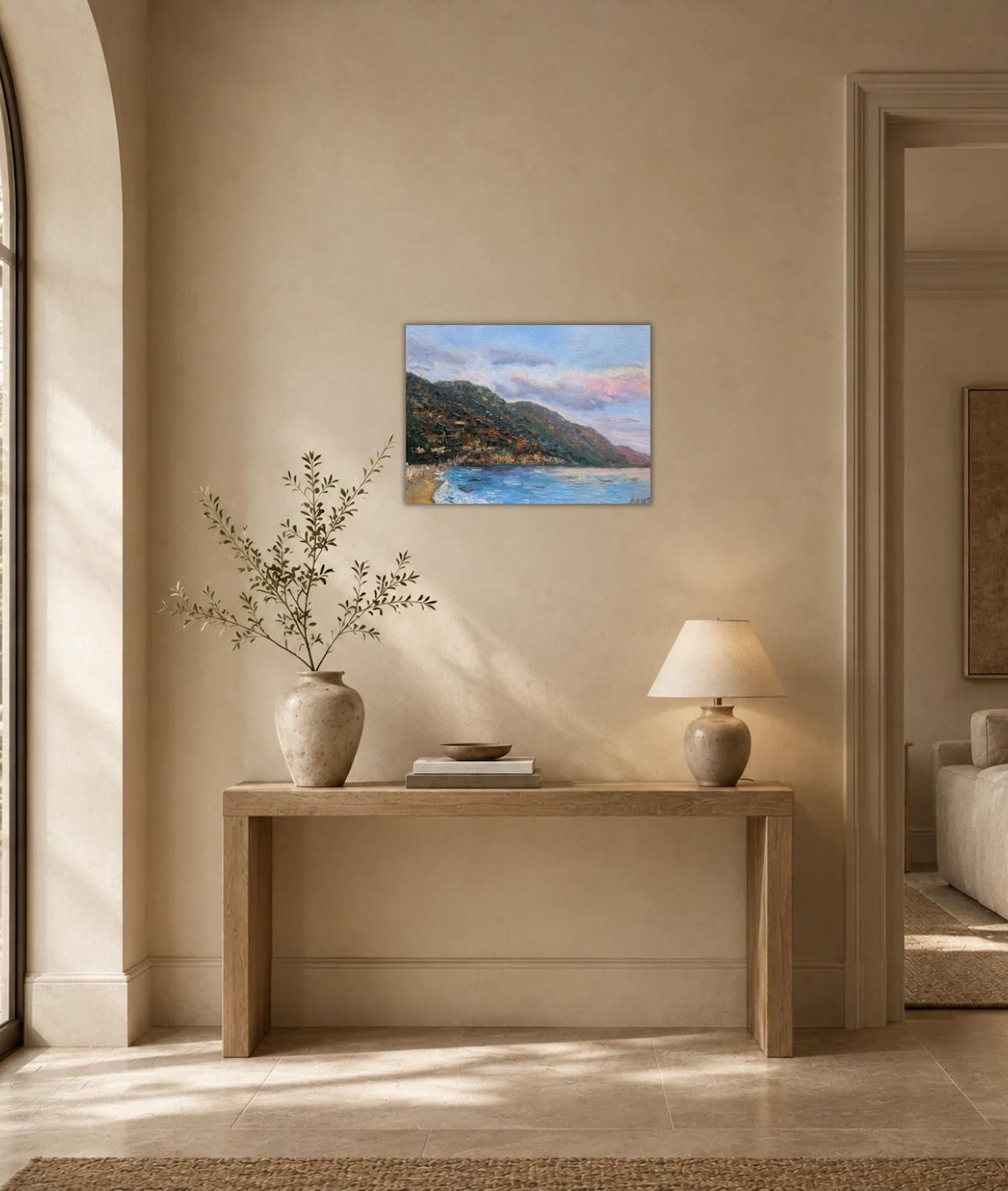 Beach at Ölüdeniz — shown in a living room setting
