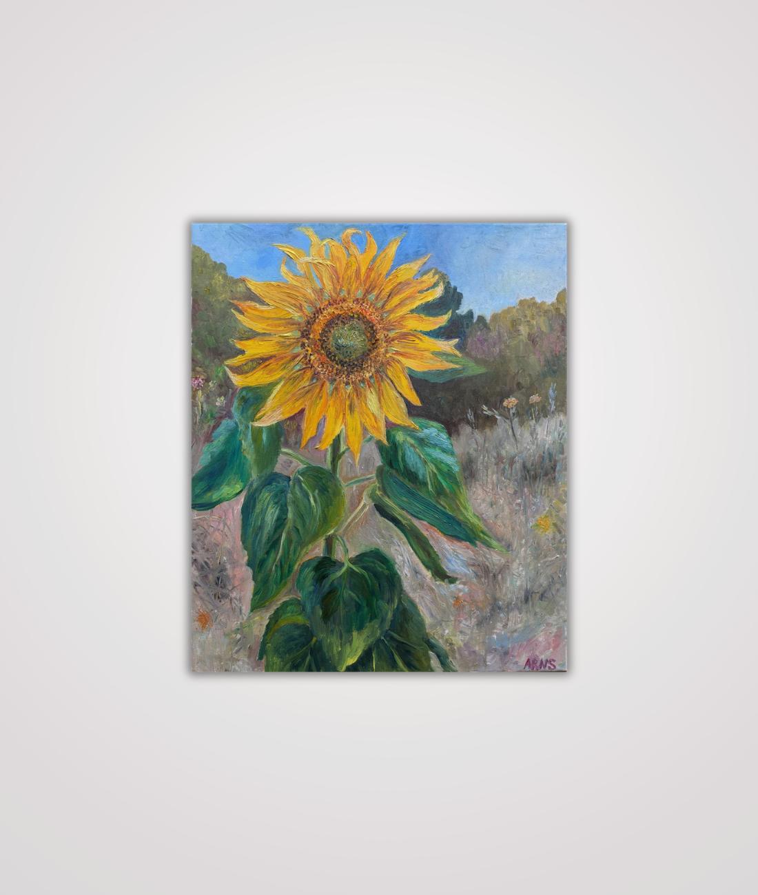 Before the Harvest — original oil on canvas painting by Marina Arns, 50 × 60 cm