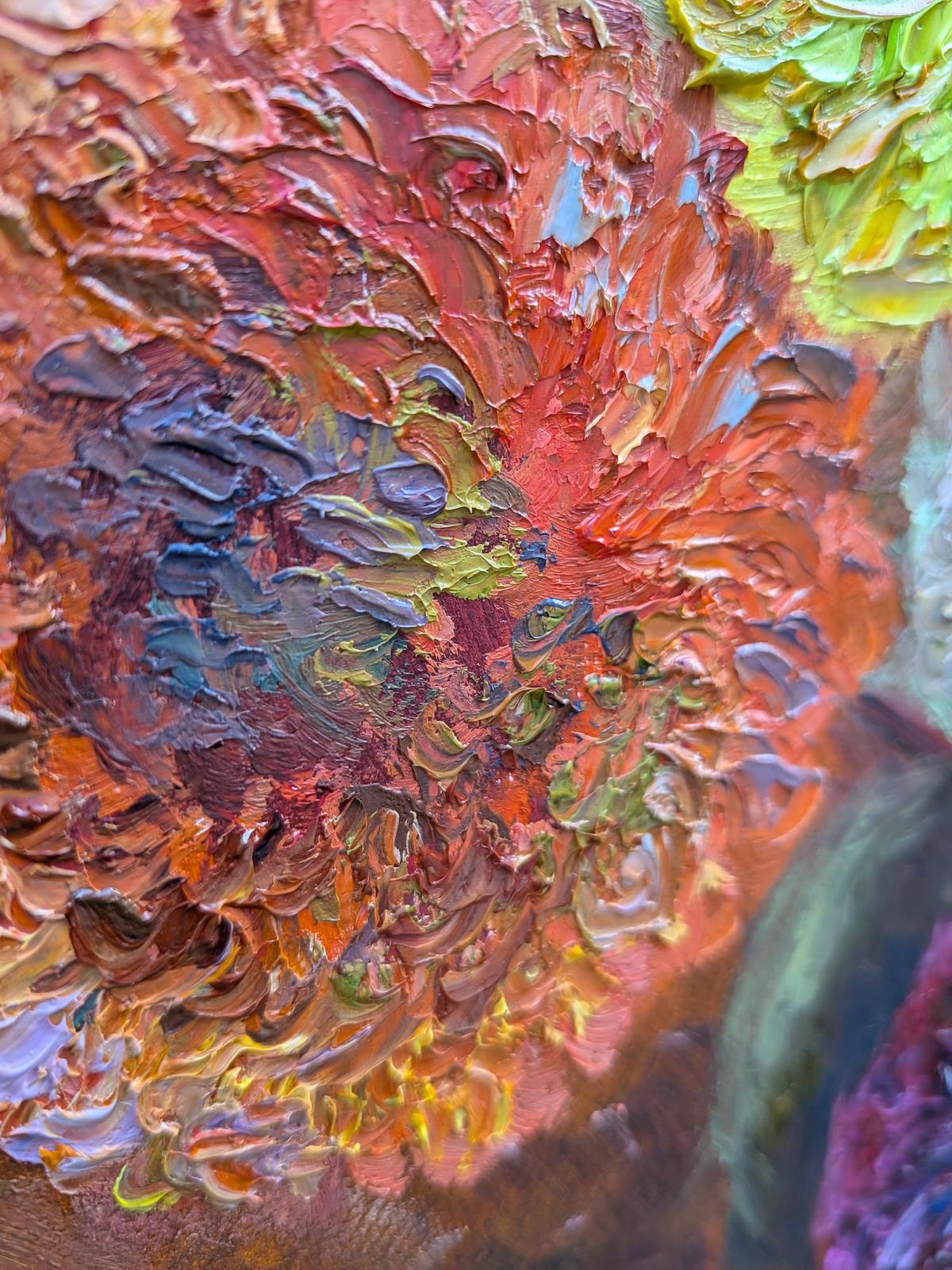 Dahlias — Detailansicht im Winkel