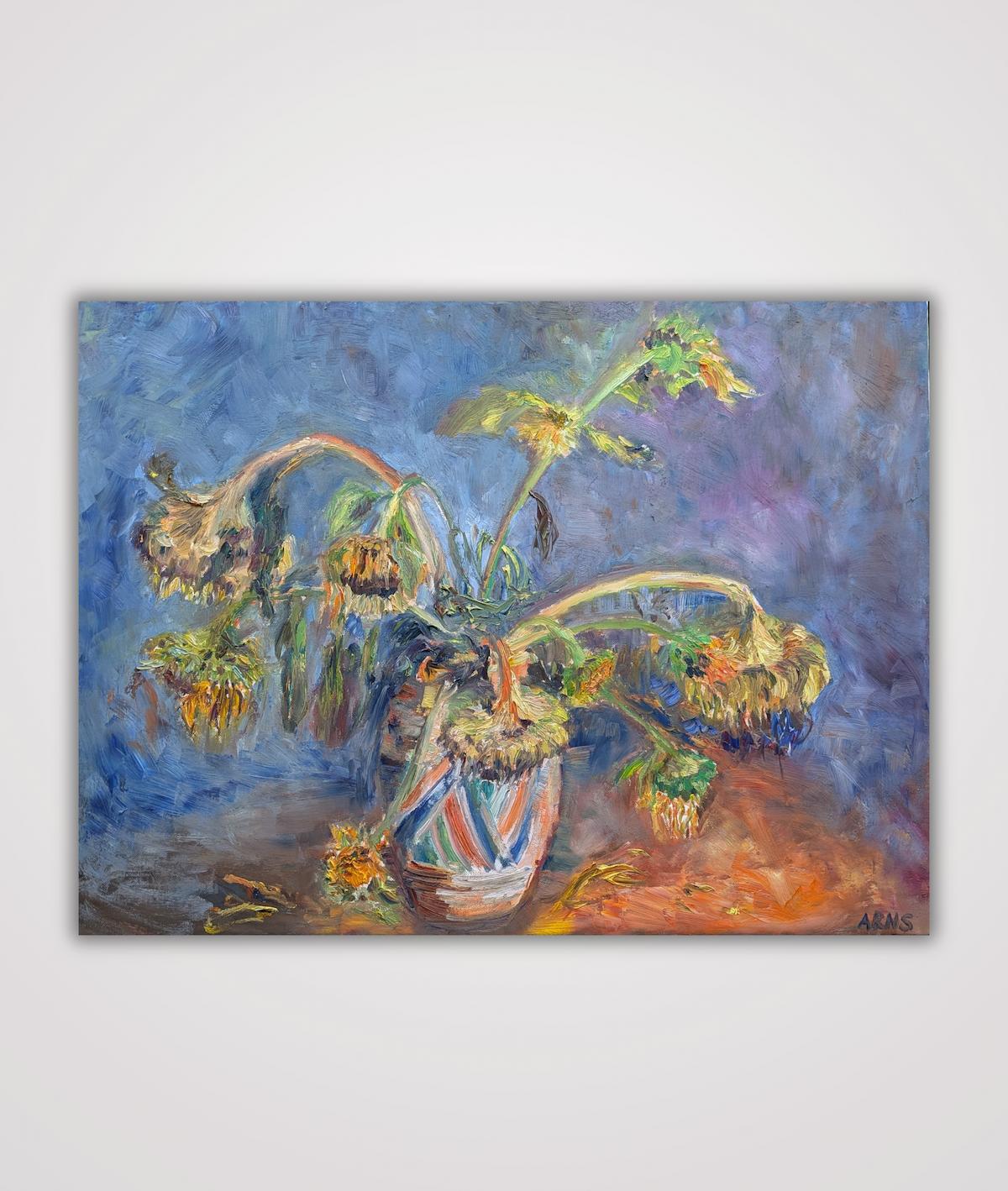Fading Moments — original oil on canvas painting by Marina Arns, 60 × 80 cm