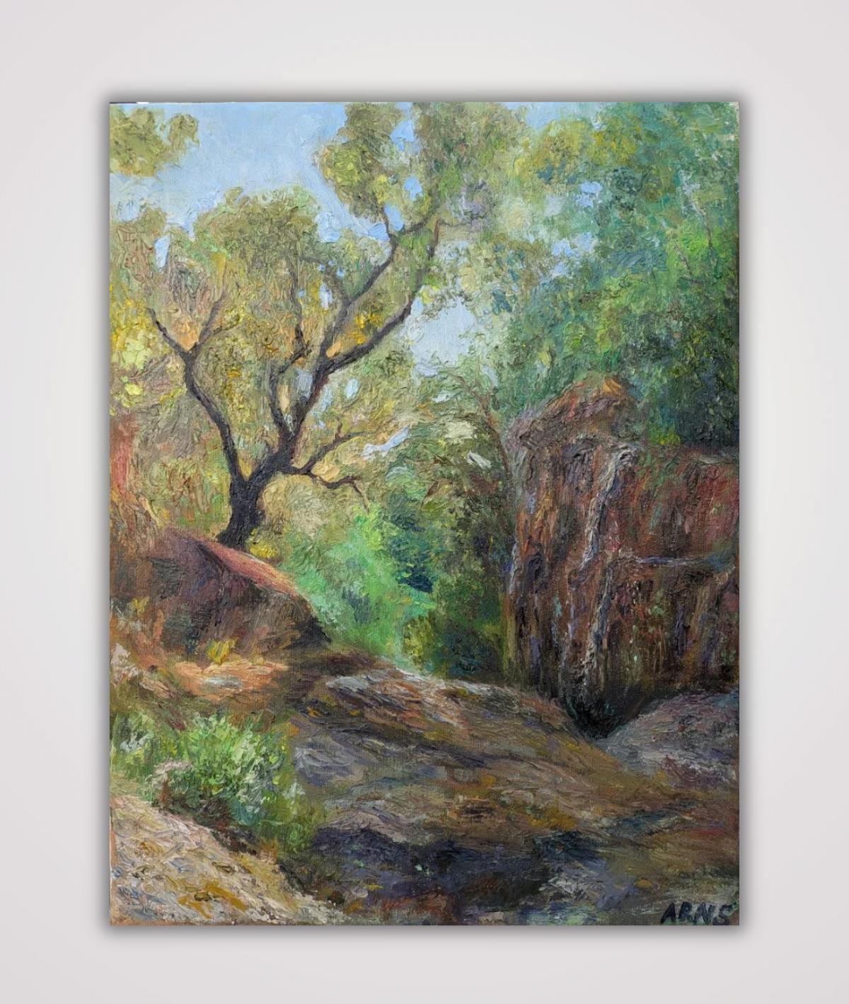 Gorge in Sardinia — full view