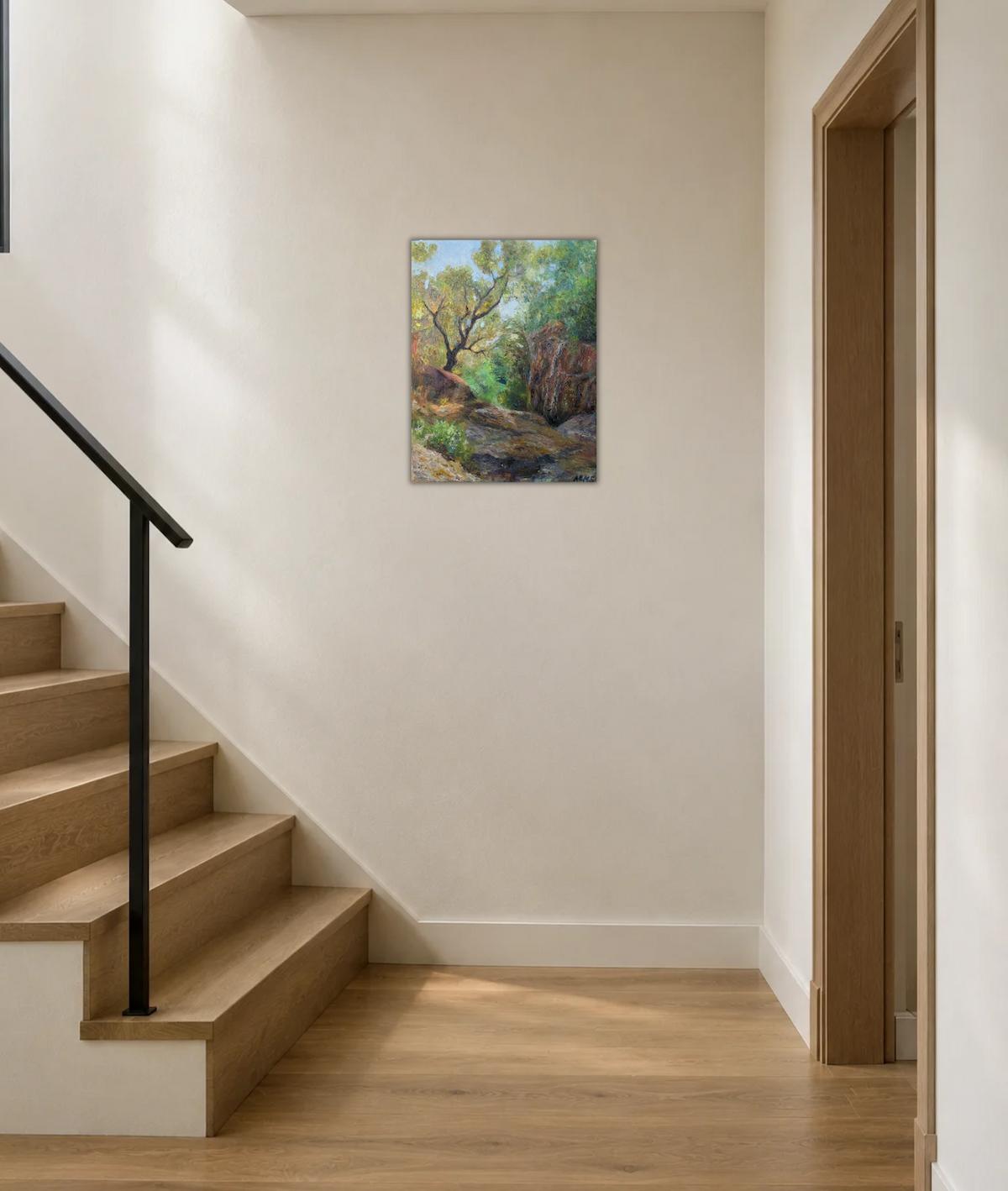 Gorge in Sardinia — shown in a living room setting