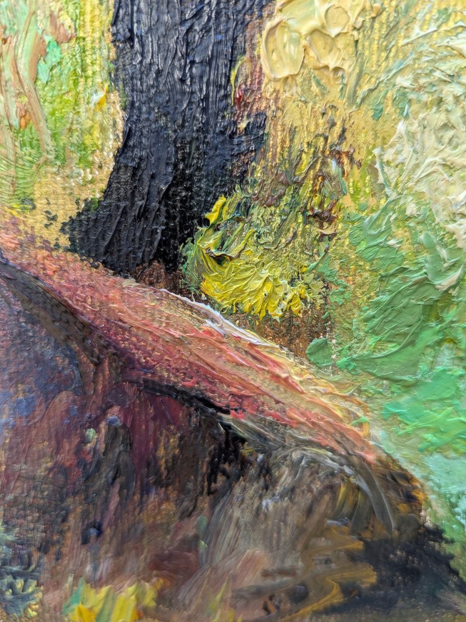 Gorge in Sardinia — angled detail view