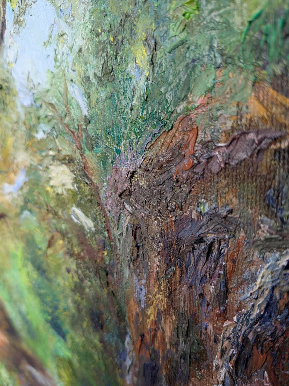 Gorge in Sardinia — detail view