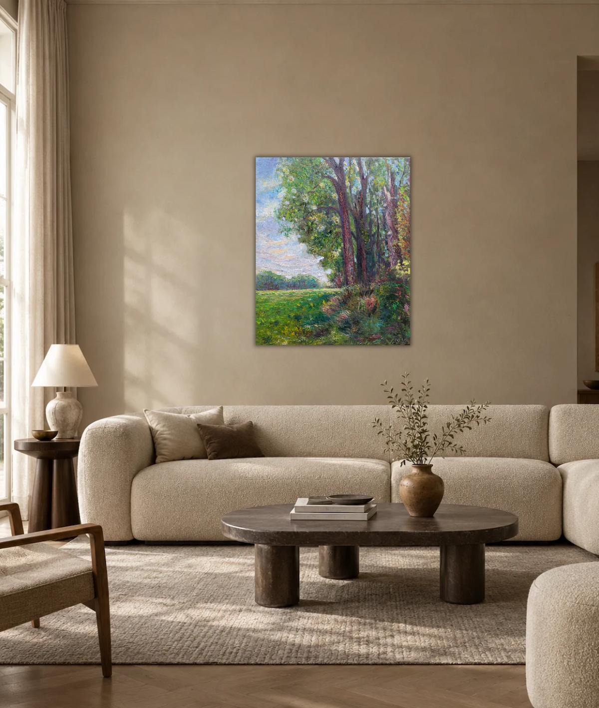 Meadow near Schloss Rheydt — shown in a living room setting