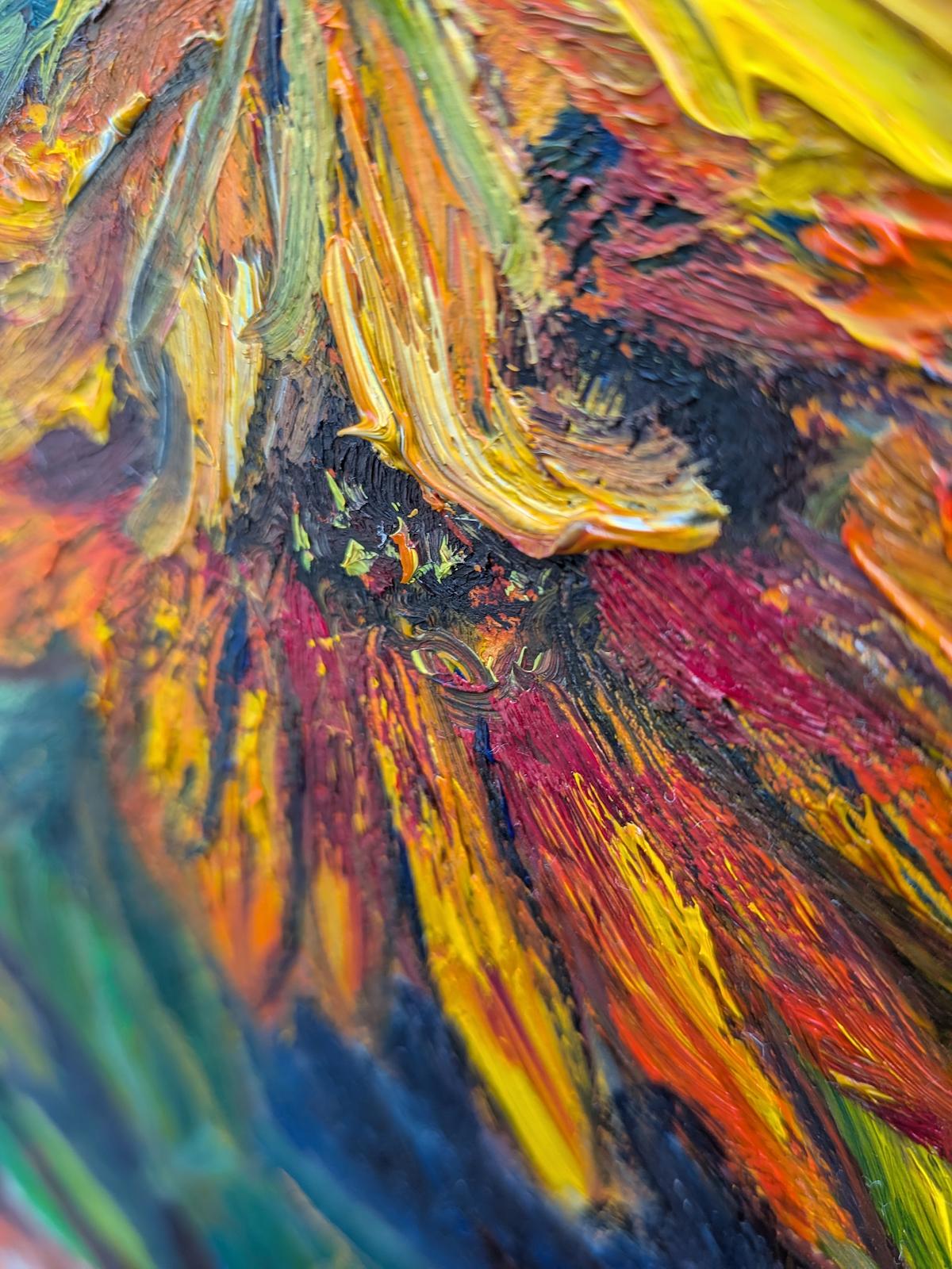 Sunflowers — Detailansicht im Winkel