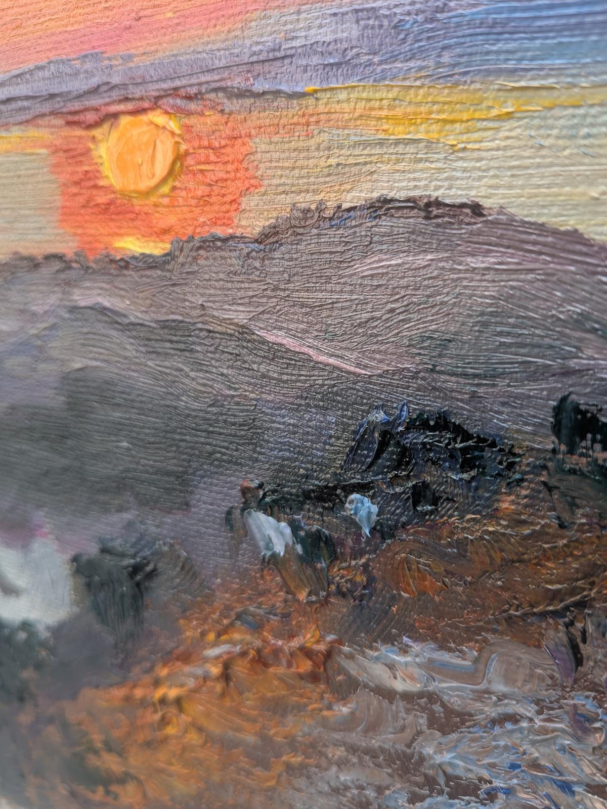 Sunset from Babadağ Mountain near Ölüdeniz — angled detail view
