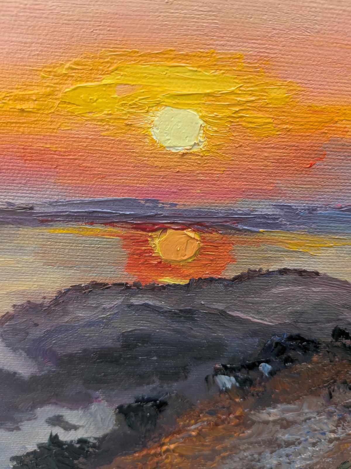 Sunset from Babadağ Mountain near Ölüdeniz — detail view