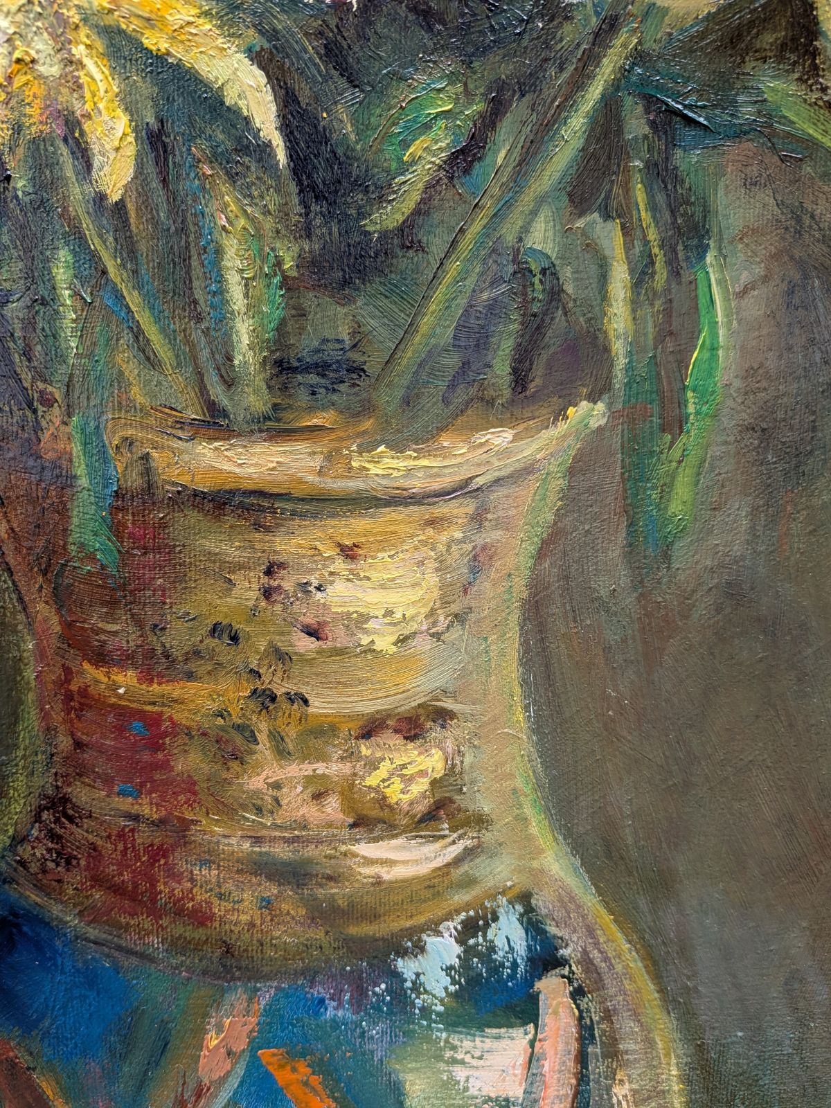 Yellow Chrysanthemums — detail view